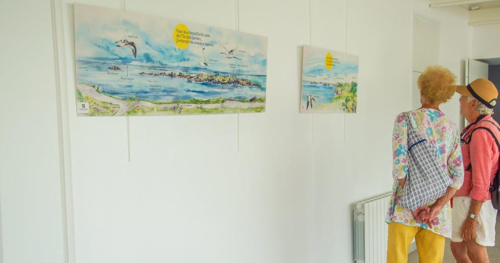 Exposition temporaire à la Pointe du Grouin