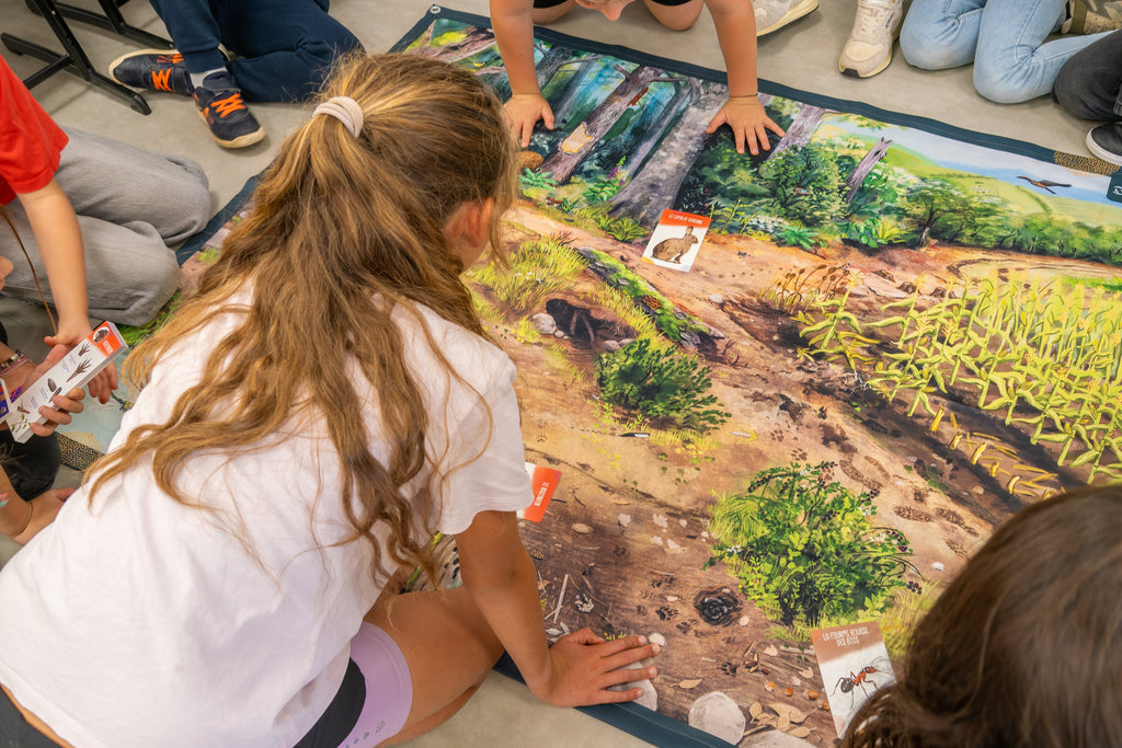 Kit pédagogique découvrir la nature par les traces d'animaux - Atelier Nature & Territoires