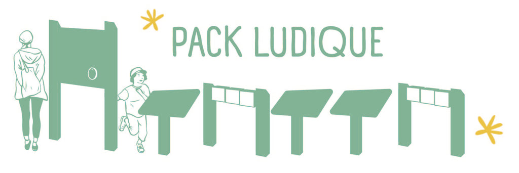 Pictogrammes du pack de signalétique avec 1 panneau d'accueil et 3 tables de lecture clés-en-main, conçus et fabriqués par Atelier Nature & Territoires.